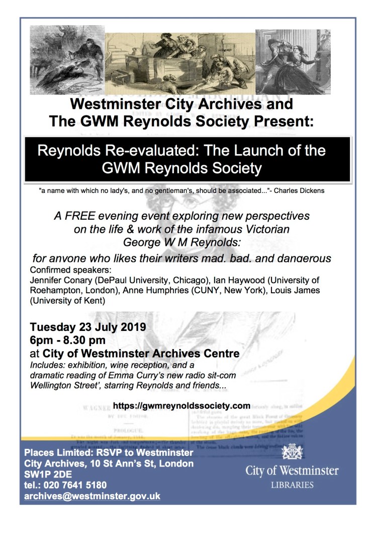 Reynolds Society Launch poster